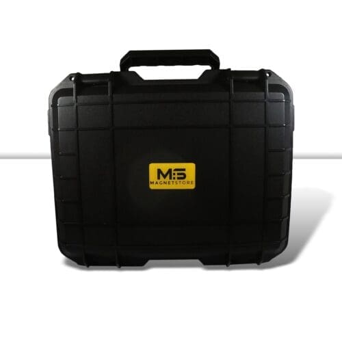 Black Heavy-duty premium Magnet Fishing case to help you safely transport your Magnet Fishing equipment