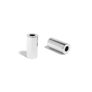 Round Circular Cylinder Tube Neodymium magnet with dimensions OD10mm x ID5mm x T20mm, grade N52, featuring a nickel-copper-nickel coating and an 42.3KG pull force. Along with their strong magnetic force these versatile tube-shaped magnets can be easily incorporated into various applications, such as DIY, scientific research, renewable energy, recycling, mining, manufacturing processes and much more.