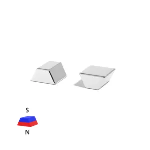 Triangular Pyramid Neodymium magnet with dimensions Base 10mm x Top 5.09mm South, grade N52 , featuring a nickel-copper-nickel coating and an 2.41KG pull force. These magnets deliver a sharply focused magnetic field at their tip, making them perfect for specialised applications across diverse sectors including education, healthcare, and industrial manufacturing. They are indispensable for academic experiments, high-precision biological testing, and the development of non-invasive medical therapies.