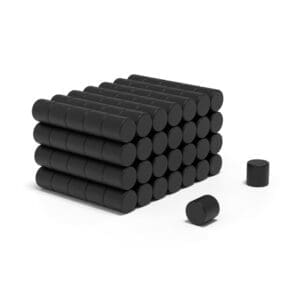 8mm x 8mm PTFE Coated Neodymium Disc Magnet N50 (2.98KG Pull)