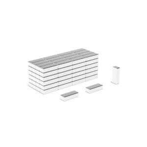 8mm x 3mm x 2mm Neodymium Block Magnet N52 (0.67KG Pull)