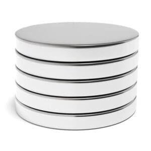 40mm x 5mm Neodymium Disc Magnet N38 (12.81KG Pull)