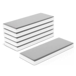 40mm x 15mm x 4mm Neodymium Block Magnet N52 (10.76KG Pull)