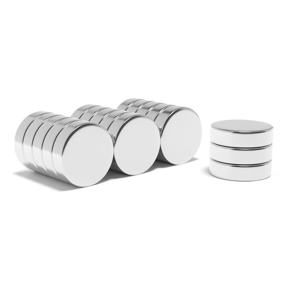 15mm x 4mm Neodymium Disc Magnet N54 (5.70KG Pull)