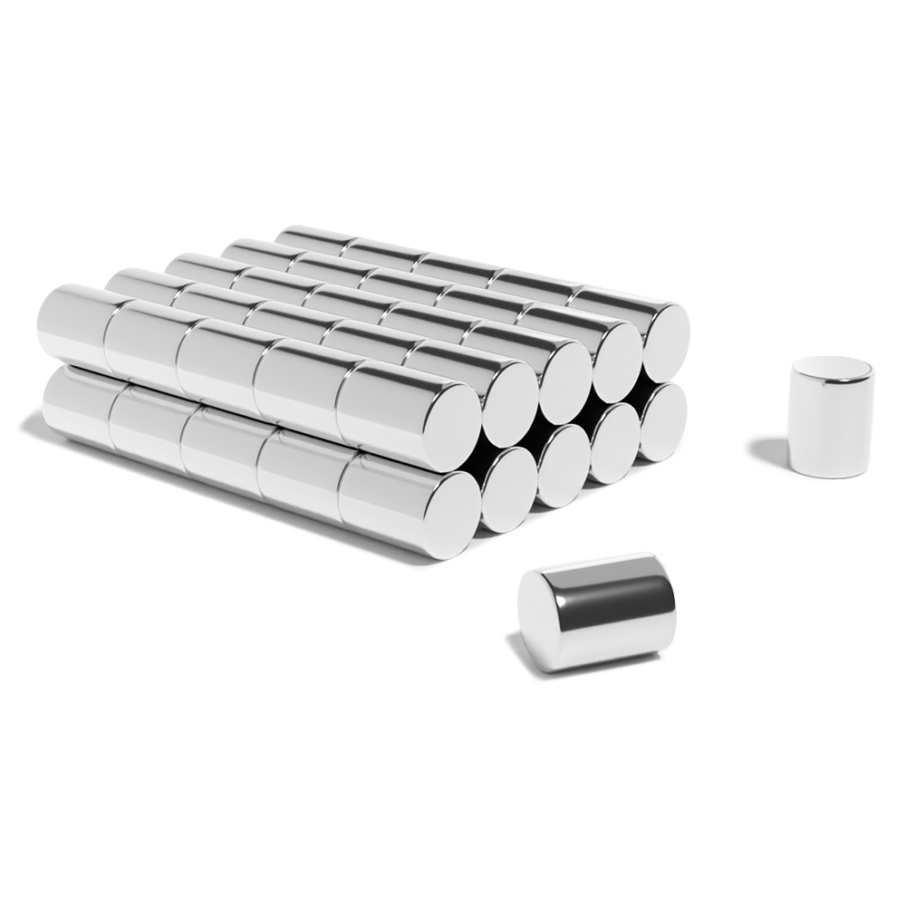 8mm x 10mm Neodymium Cylinder Magnet N52 (3.32KG Pull)