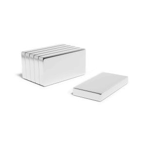 25.4mm x 3.18mm x 12.7mm Block Neodymium Magnet N42 (4.39KG Pull)