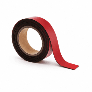 Red Magnetic Tape Roll, Flexible Magnetic Strip - 10 Metre