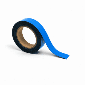 Blue Magnetic Tape Roll, Flexible Magnetic Strip - 10 Metre